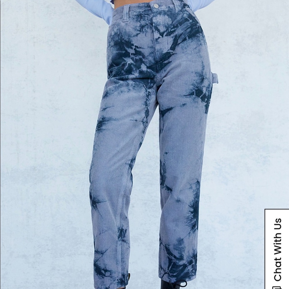 NWT PacSun Tie-Dye Corduroy Pants